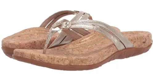 aetrex taylor flip flops